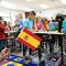 Hispanic Heritage Month Decorations Hand Held Flags on Stick 22 Spanish